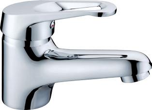Quality One Handle Single Hole Bathroom Basin Mixer Faucet , Deck Mounted for sale