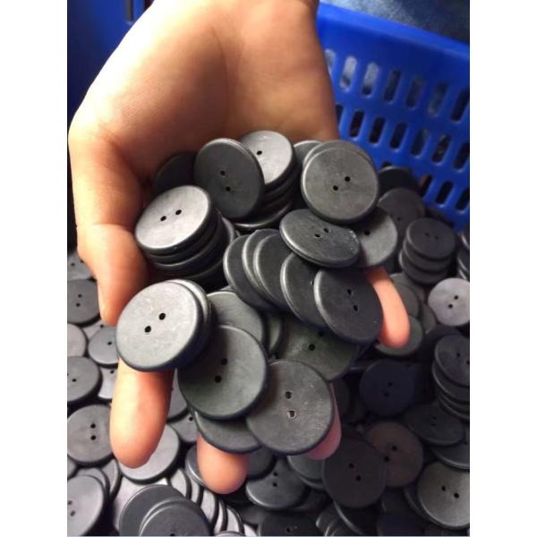 washable UHF Button Laundry tags waterproof/high - temperature endurable with diameter 25.5mm,thickness2.7mm