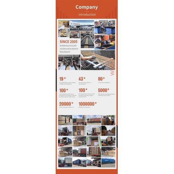 Luxurious Wood Slat Acoustic Panel Elegant And Efficient Sound Solution