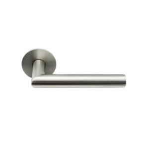 Modern door handle exterior door handle with magnetic round rose door lever
