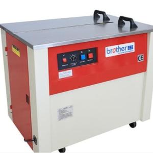 China 30kg Polypropylene Belt Paper Strapping Machine Semi Automatic 836*560 on sale