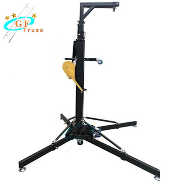Quality 100kg Load Line Array Truss Hand Crank Black Color for sale