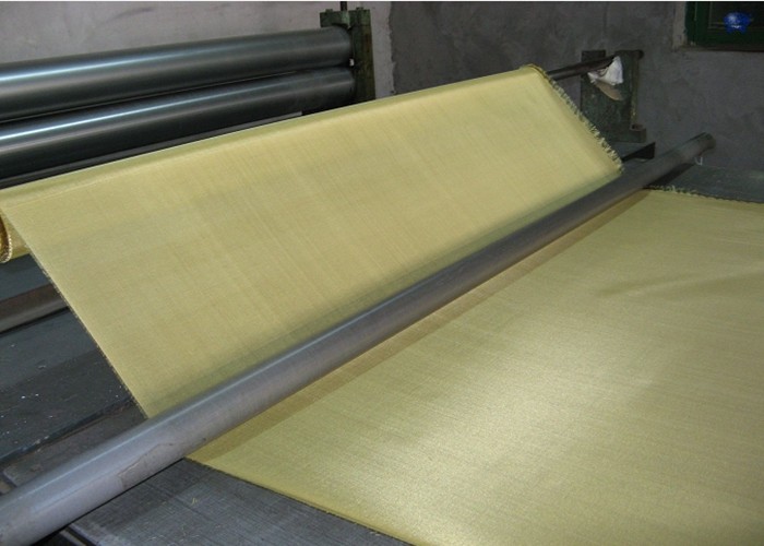 100X100 Mesh Brass Wire Mesh SWG42 Square Hole For Sieving / Filtering