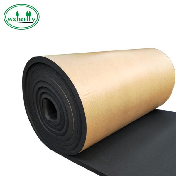 100kg/M3 NBR Rubber Foam Insulation Sheet 40mm Thickness