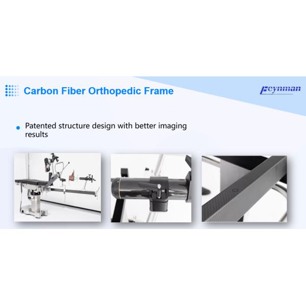 High End Orthopedic Fracture Table Strong Carbon Fiber Orthopedic Traction Frame Hip Replacement Table