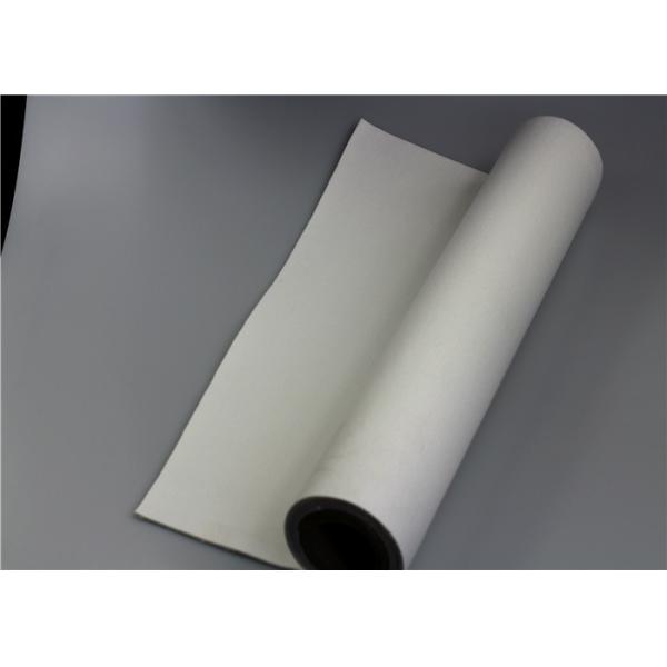 White Polyester Filter Material Excellent Tear Resistance Flawless Finish Soft Texture