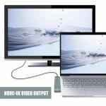 7 in 1 Dual Type-C Docking Station Thunderbolt 3 Hub with 100W Power Delivery