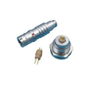 IP68 Push Pull Self Locking Connector 2 Pin 0K Series Brass Shell