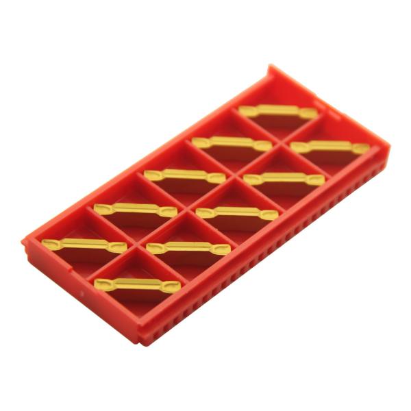 Parting And Grooving Carbide Cutoff Inserts CVD Coated GQD204