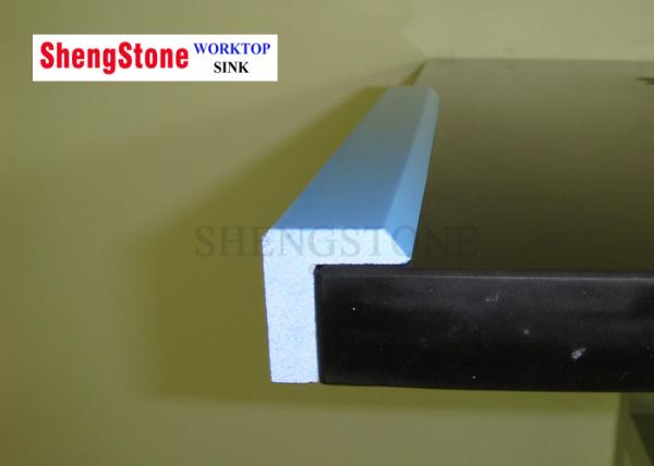 Quality Professional Custom Lab Black Worktop Edging Strong Acid Resistance for sale