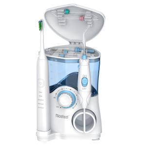 Teeth Cleaning Water Flosser Toothbrush Combo , Nicefeel Toothbrush Water Flosser