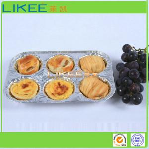 Buy cheap Wrinkle Wall 660ml Disposable Aluminium Foil Container Light Weight product