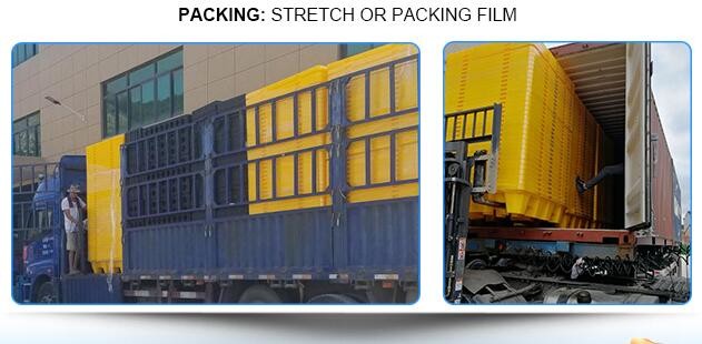 Heavy duty stackable attached lid turnover box, Stackable and nestable plastic shipping tote box for storage or moving