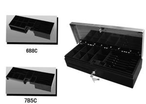 China 5.1 KG Pos Cash Box Fliptop Cash Drawer With USB Interface Box 6 Bill 8 Coin 170B on sale