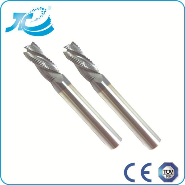 Coating Tungsten Steel Roughing End Mill Feeds Speeds 6 - 20 mm Diameter