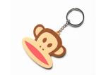 Rubber Keychains Custom For Advertising , Custom pvc Keychains 3D Design