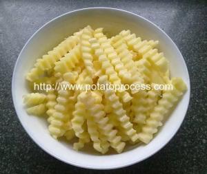 China Wave Shape French Fries Cutting Machine on sale