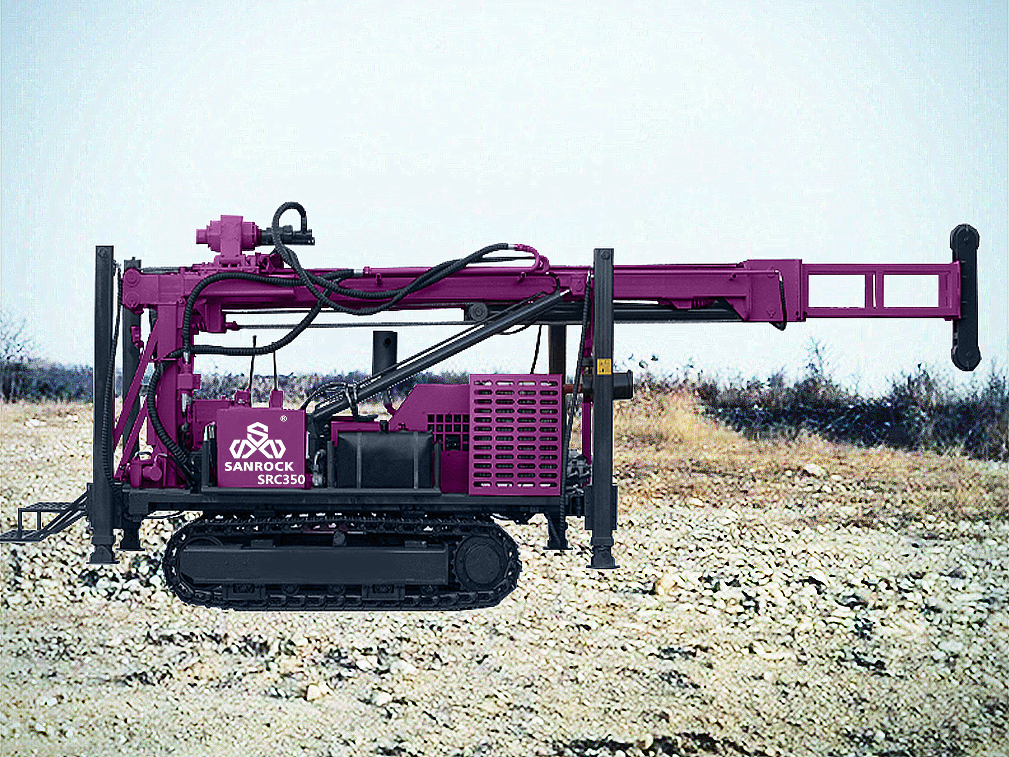 Portable Core Drilling Machine Hydraulic Borehole Exploration Geotechnical Drilling Rig
