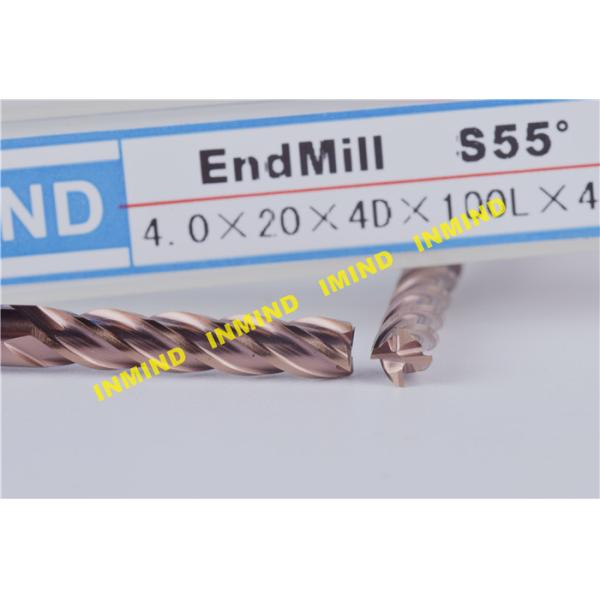 Long Flute Type Square High Speed Cutting Tools With 20 mm Cutting Length