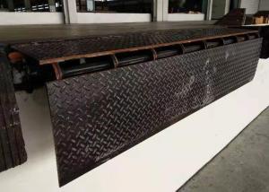 China Warehouse Mechanical Dock Leveler Skid Proof Steel Plate Edge Manual CE on sale