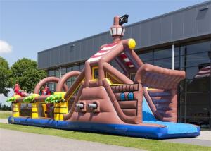 Buy cheap Digital Printing Inflatable Obstacle Course , Floating Obstacle Course With CE product
