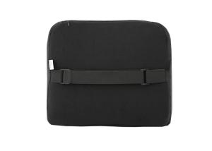 Black Memory Foam Back Support Cushion , Lumbar Sleeping Bolster Pillow