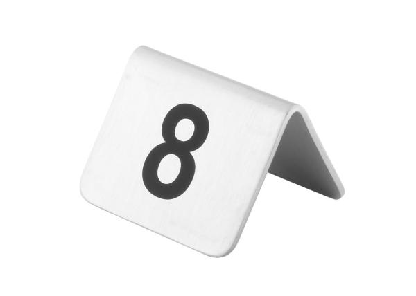 Quality Stainless Steel Reserved Table Number Stands in English or Chinese Restanurant Room for sale