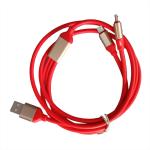 Triple In One TYPE C Mobile Phone Data Line Gift For Android Iphone Huawei