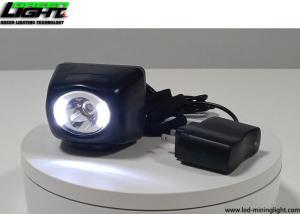 China Kl4.5lm Digital LED Miners Cap Lamp 1.3 Watts 8000lux With Time / Battery Status Display on sale