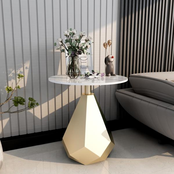 Quality SEDIA Modern Round Marble Couch Side Table Stylish And Functional for sale