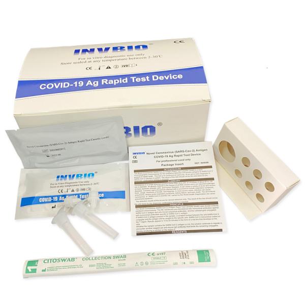Quality IN VITRO RTK ANTIGEN NASAL SWAB COVID 19 RAPID TEST KIT DETECT CURRENT EPIDEMIC for sale