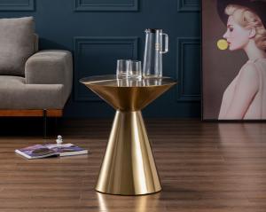 China Multifunctional Sofa Side Table With Smooth Round Surface on sale