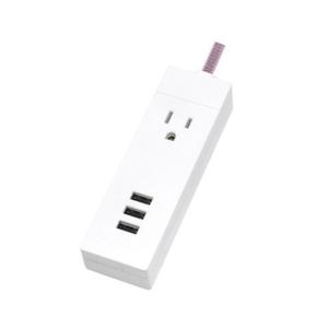 China 1 outlet In/outdoor Extension Cord With 3 USB Surger Protector on sale