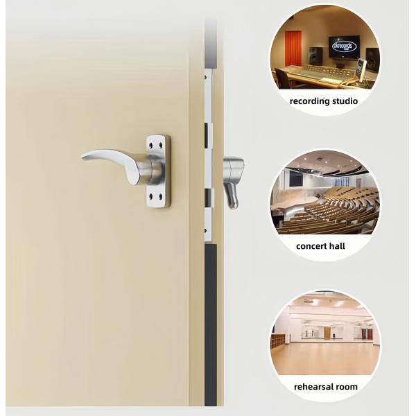 Soundproofing Door Professional Acoustic Door for Mall Cinema Noise Insulation