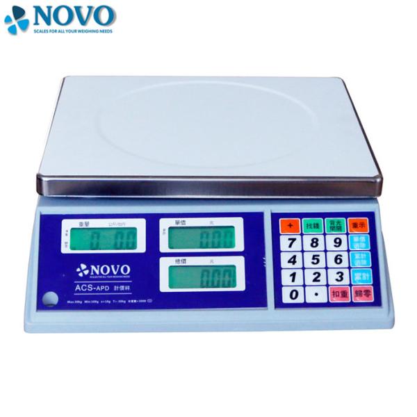 Quality 285*240mm Digital Computing Scale 5g Division Dust Proof CE Certification for sale