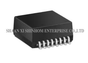 China Surface Mount Ethernet Magnetic Transformer 350 uH OCL With 8mA Bias on sale