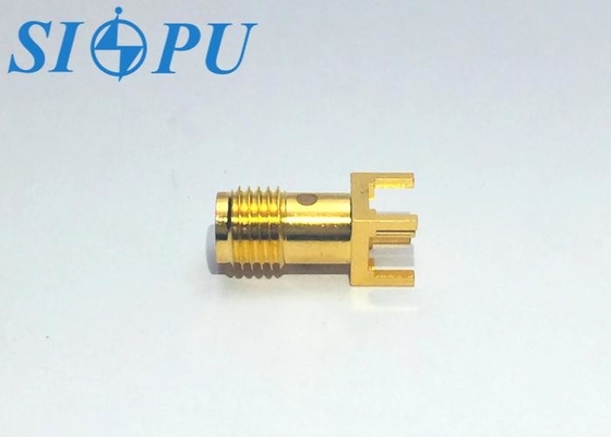 SMA Female RF Coaxial Connector – Plug-In Type for PCB Soldering