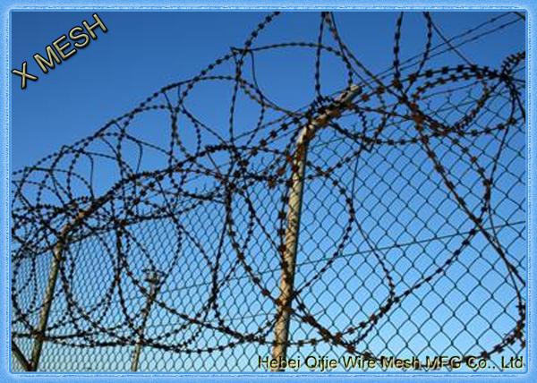 Quality Razor Wire Fence Used with Barbed Wire Together for High Security Fencing for sale