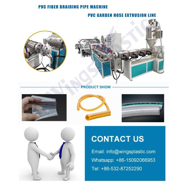 PVC Transport Garden Hose Making Machinery, PVC Flexible Garden Pipe Machine