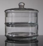 Handblown 3 Layer Stackable Storage Jars With Lids