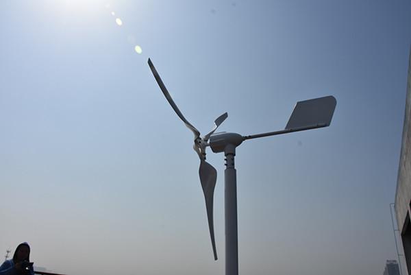 Renewable Energy Small Horizontal Wind Turbine 24Volt 800W 1kW Horizontal Axis