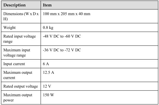 150W DC Power Optical Transceiver Module Huawei LS5M100PWD00 100 X 205 X 40 Mm