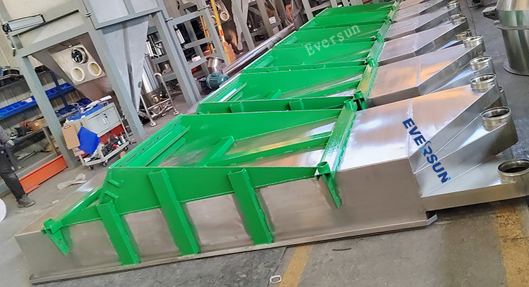Adjustable Vibration Square Linear Vibrating Screen Sifter For Accurate Particle Size