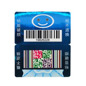 Metalized Double Layer Labels Customized Laser Security Scratch Off Labels