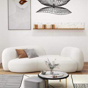 China Arc Backrest Modern Fabric Sofa Set on sale