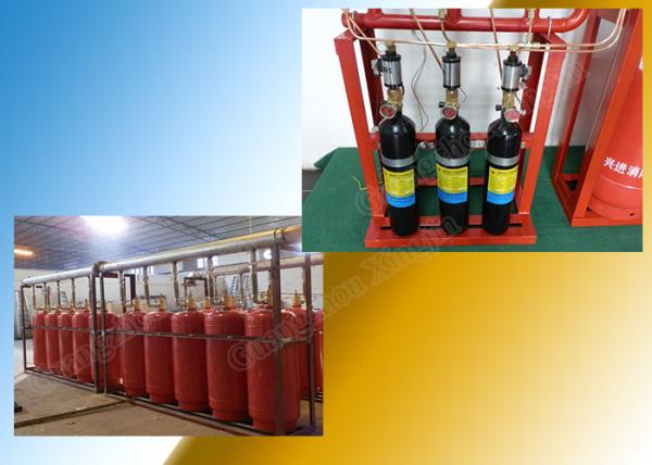 Quality Enclosed Flooding FM 200 Suppression System Piped for Single Zone for sale