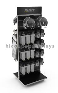 Hanging Slatwall Display Stands / Motorcycle Helmet Display Customized