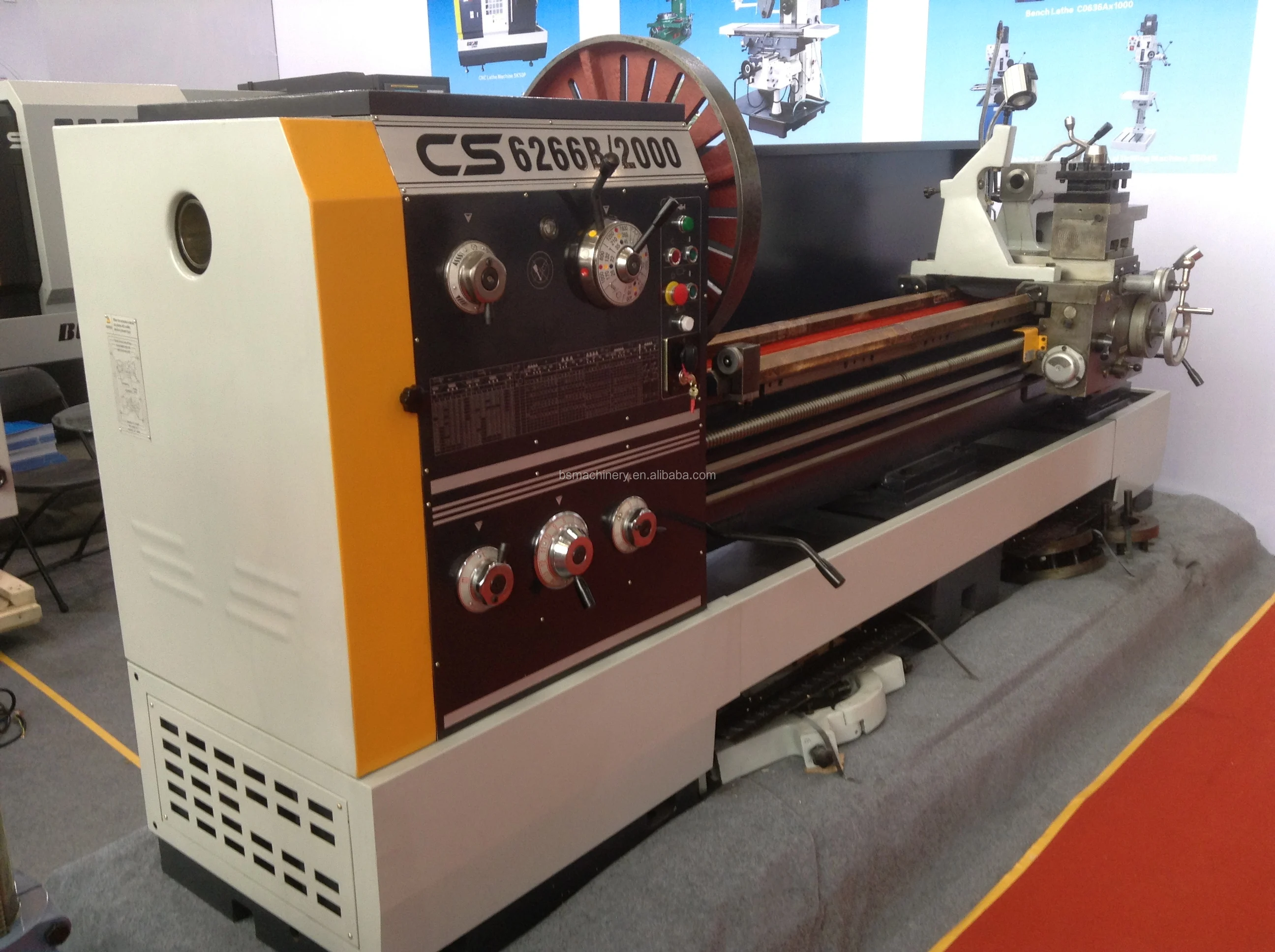 Torno CS6266C/2000 Heavy Duty Metal Lathe Machine Bench Type Manual