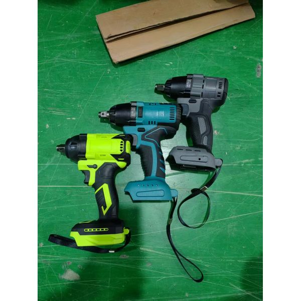 Brushless cordless lithium battery power tools set electric wrench