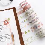 Colorful decorative masking washi paper tape custom printed DIY washi tape with